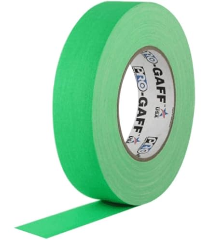 Amazon.co.jp: Pro Tapes ガッファーテープ スパイクテープ 蛍光